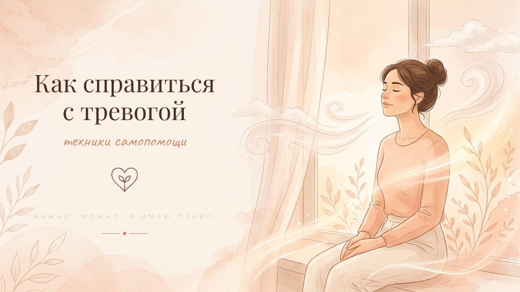 Как справиться с тревогой