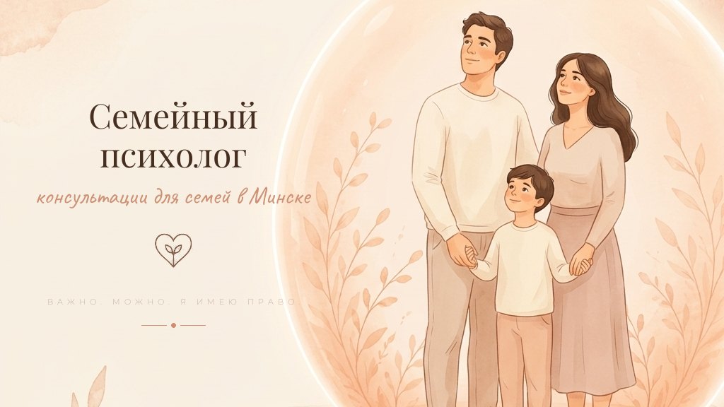 Иллюстрация к семейной терапии - семейный психолог в Минске и онлайн